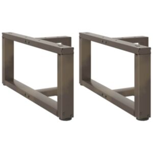 Pood24 diivanilaua jalad, T-kujulised, 2 tk, 60x25x(30-31) cm, teras