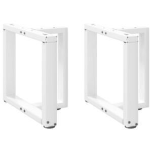 Pood24 kohvilaua jalad, T-kujuline, 2 tk, valge, 50x25x(42-43)cm teras