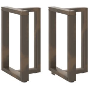 Pood24 söögilaua jalad, T-kujulised, 2 tk, 50x35x(72-73) cm, teras