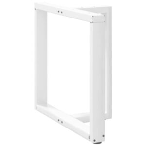 Pood24 söögilaua jalad T-kujulised, 2 tk, valge, 80x35x(72-73)cm teras
