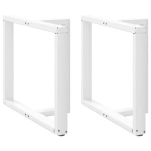Pood24 söögilaua jalad T-kujulised, 2 tk, valge 100x35x(72-73)cm teras