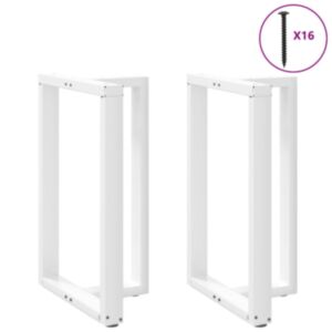 Pood24 baarilaua jalad, T-kujuline, 2 tk, valge, 60x35x(90-91)cm teras