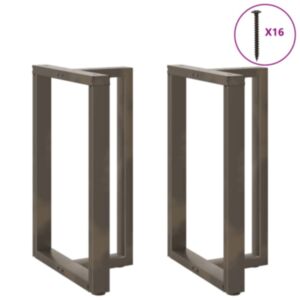 Pood24 baarilaua jalad, T-kujuline, 2 tk, 60x35x(90-91)cm, teras