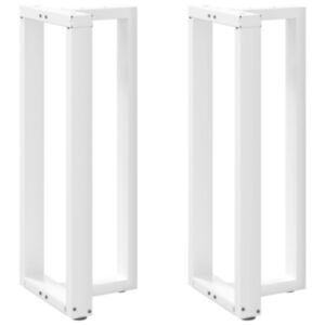 Pood24 baarilaua jalad T-kujuline, 2 tk, valge 50x35x(100-101)cm teras