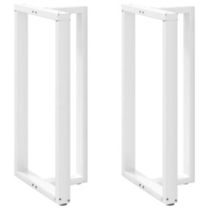 Pood24 baarilaua jalad T-kujuline, 2 tk, valge 60x35x(110-111)cm teras