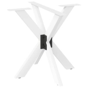 Pood24 söögilaua jalg, ämbliku kuju, valge, 85x85x(72-73) cm, teras