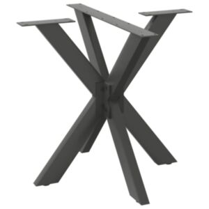 Pood24 söögilaua jalg, ämbliku kuju, antratsiit, 85x85x(72-73) cm