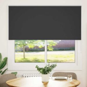 Pood24 pimendav ruloo must 145x175 cm kanga laius 141,6 cm polüester
