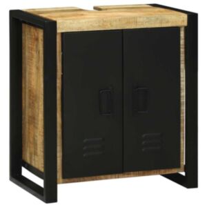 Pood24 Valamu kapp ladustamisega Pruun 55 x 35 x 60 cm Mangopuit