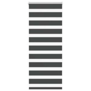 Pood24 Triibuline ruloo must 65x150 cm kanga laius 60,9 cm polüester