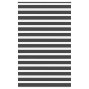 Pood24 Triibuline ruloo must 140x230 cm kanga laius 135,9 cm polüester