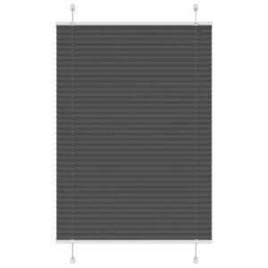 Pood24 plisseeritud ruloo must 100x100 cm kanga laius 99,4cm polüester