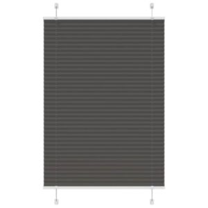 Pood24 plisseeritud ruloo must 85x150 cm kanga laius 84,4 cm polüester