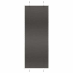 Pood24 plisseeritud ruloo must 80x200 cm kanga laius 79,4 cm polüester