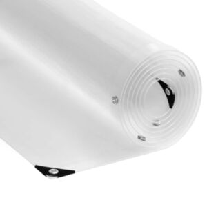 Pood24 Läbipaistev Present aasadega 1x5 m PVC