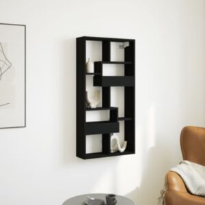 Pood24 seinakapp, must, 50 x 15 x 100 cm, tehispuit