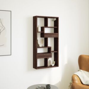 Pood24 seinakapp, pruun tamm, 50 x 15 x 100 cm, tehispuit