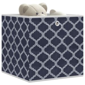 Pood24 kokkupandavad hoiukarbid 4 tk, sinine, 32x32x32 cm, kangas