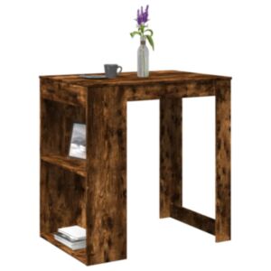 Pood24 baarilaud, suitsutatud tamm, 102x70x103,5 cm tehispuit