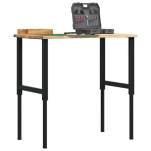 Pood24 töölaud, 100 x 60 x (71,5-98) cm, tammepuit