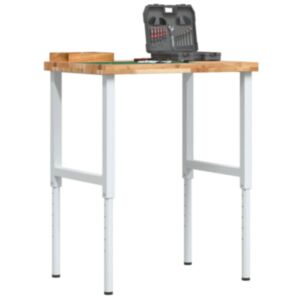 Pood24 töölaud, 80 x 60 x (73-99,5) cm, akaatsiapuit, ristkülik