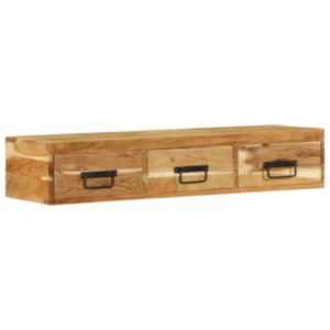 Pood24 seinale kinnitatav telerikapp, 100x30x19cm, toekas akaatsiapuit