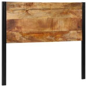 Pood24 voodipeats 120 cm täispuidust mango ja raud