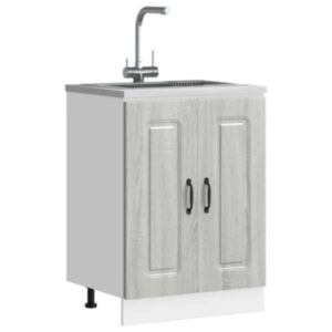 Pood24 valamu aluskapp, Kalmar hall Sonoma tamm 60x46x81,5cm tehispuit