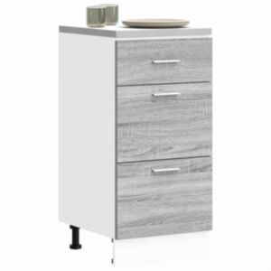 Pood24 Alumine kapp Hall Sonoma 40x46x81,5 cm Engineered Wood