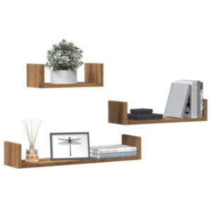 Pood24 Seinariiulid 3 tk Artisan Oak Engineered Wood