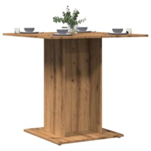 Pood24 söögilaud Artisan tamm 80x80x75 cm Engineered Wood