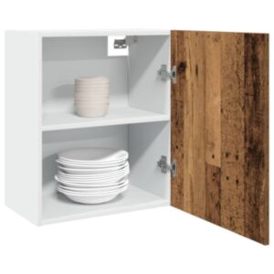 Pood24 Rippkapid 2 tk Vana puit 50x31x60 cm Tehnopuit