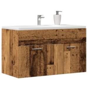 Pood24 Vannitoa valamukapp Vana puit 80x38,5x46 cm Tehniline puit