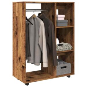 Pood24 Riidekapp Old Wood 80x40x110 cm Engineered Wood