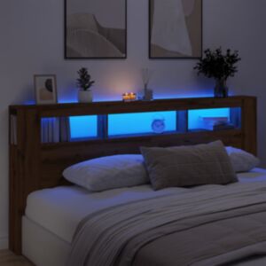 Pood24 LED-peats Artisan Oak 220x18,5x103,5 cm insener puidust