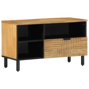 Pood24 TV Kapp Pruun 80x33x46 cm Täispuidust Mango
