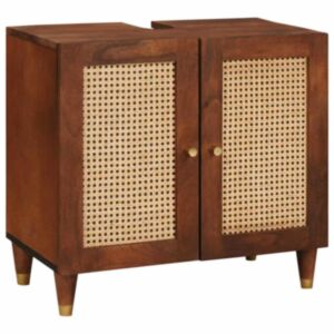 Pood24 Valamukapp riiuliga ladustamisega uksega Pruun 62 x 33 x 58 cm