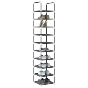 Pood24 kingariiul 10-astmeline must 33x33x174 cm lausriie
