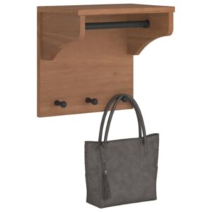 Pood24 Seinale paigaldatav nagi SANDNES 43x30x42 cm täispuidust mänd
