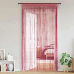 Pood24 nöörkardinad 2 tk, roosa, 140x250 cm