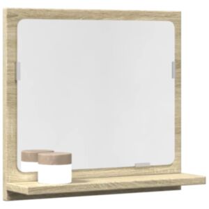 Pood24 vannitoa peegelkapp Sonoma tamm 40x11x37 cm ehituspuit