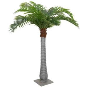 Pood24 kunstpalm 15 lehte 200 cm roheline