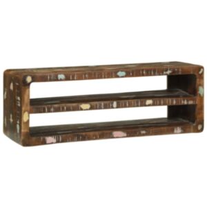 Pood24 Telekattekapis Mitmevärviline 100 x 32 x 36 cm Taastatud puit