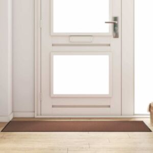 Pood24 Uksematt Muu Pruun ja must 60 x 180 cm Polüpropüleen ja vinüül