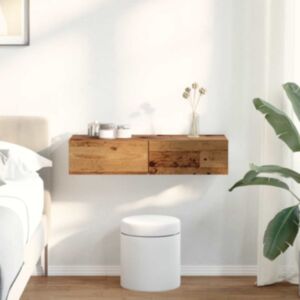 Pood24 seinariiul sahtlitega, vana puit, 80 x 33 x 17 cm, tehispuit