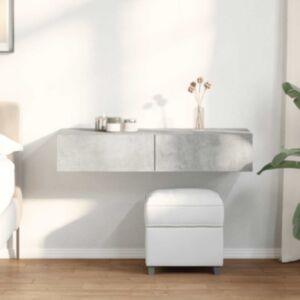 Pood24 seinariiul sahtlitega, betoonhall, 100 x 36 x 19 cm, tehispuit