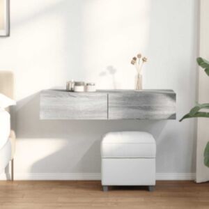Pood24 seinariiul sahtlitega, hall sonoma tamm, 100x36x19cm, tehispuit