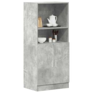 Pood24 köögikapp, betoonhall, 57 x 41,5 x 131,5 cm, tehispuit