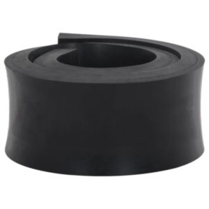 Pood24 Kummiserv lumesahale Must 80x8x2 cm