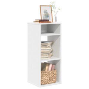Pood24 raamatukapp Valge 34x31x80 cm Engineered Wood